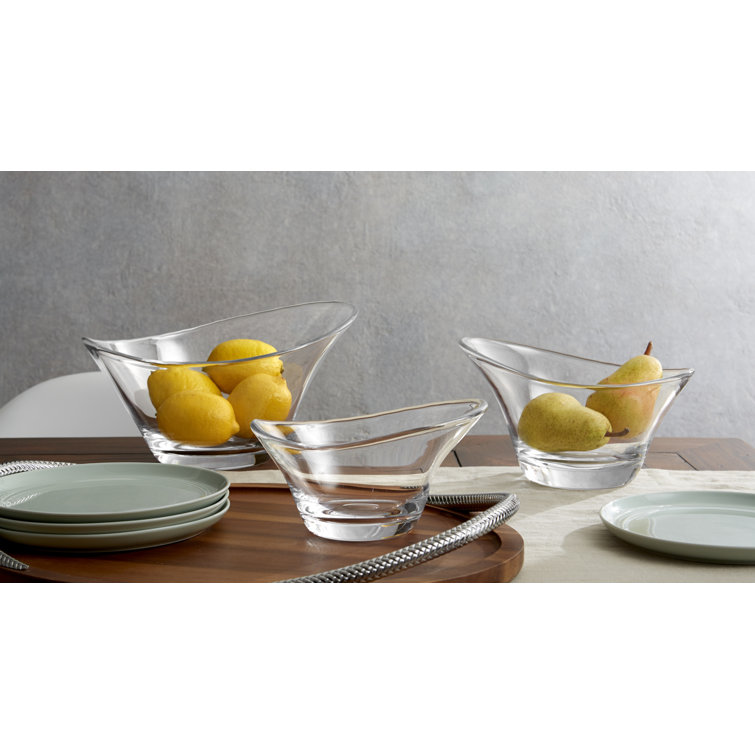 Nambé Moderne Glass Serving Bowl Wayfair Canada